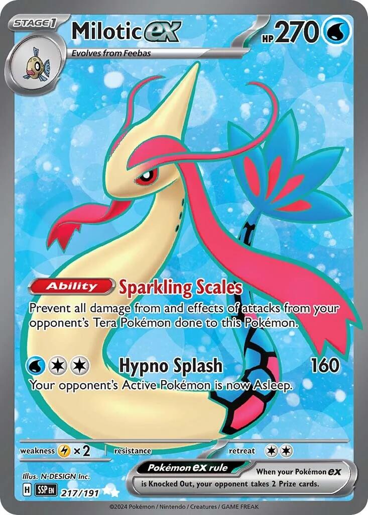 Milotic ex (217/191) [Scarlet & Violet: Surging Sparks] | Exor Games New Glasgow