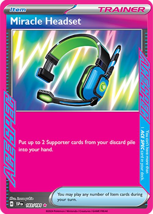 Miracle Headset (183/191) [Scarlet & Violet: Surging Sparks] | Exor Games New Glasgow