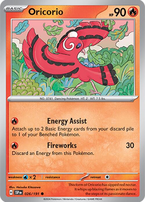 Oricorio (026/191) [Scarlet & Violet: Surging Sparks] | Exor Games New Glasgow