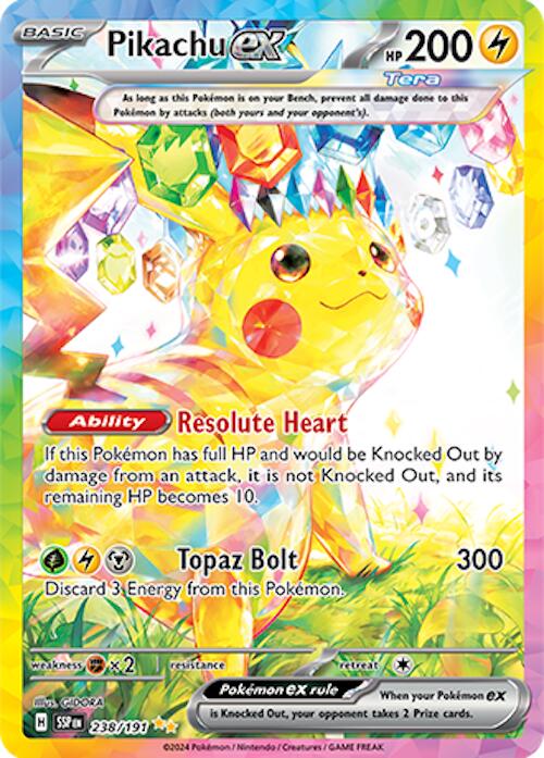 Pikachu ex (238/191) [Scarlet & Violet: Surging Sparks] | Exor Games New Glasgow