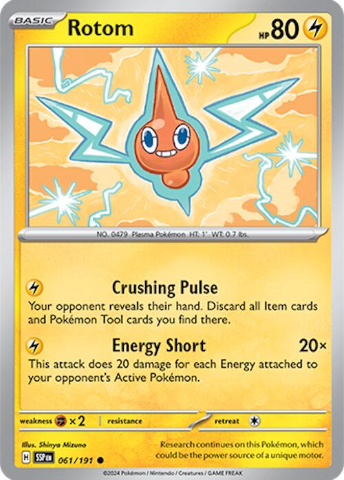 Rotom (061/191) [Scarlet & Violet: Surging Sparks] | Exor Games New Glasgow