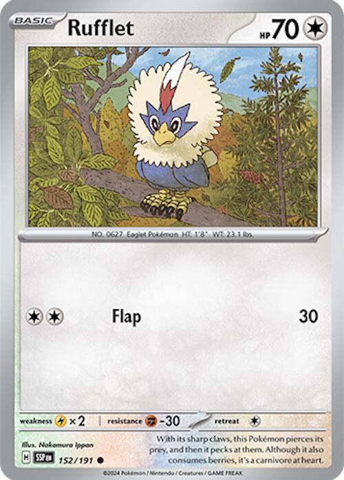 Rufflet (152/191) [Scarlet & Violet: Surging Sparks] | Exor Games New Glasgow