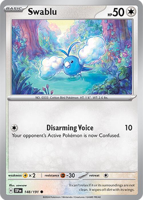 Swablu (148/191) [Scarlet & Violet: Surging Sparks] | Exor Games New Glasgow