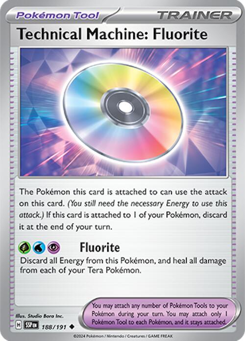 Technical Machine: Fluorite (188/191) [Scarlet & Violet: Surging Sparks] | Exor Games New Glasgow