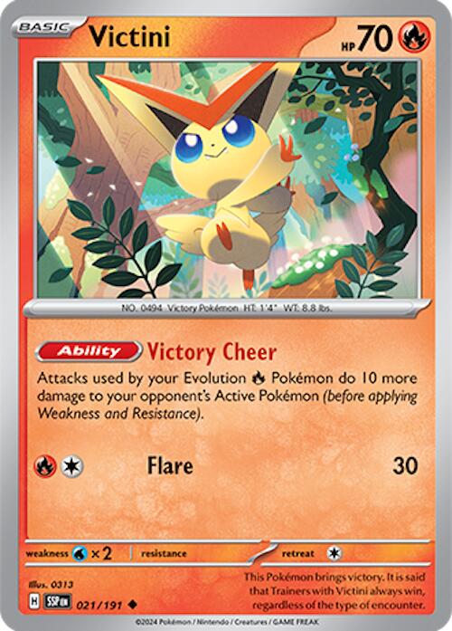 Victini (021/191) [Scarlet & Violet: Surging Sparks] | Exor Games New Glasgow