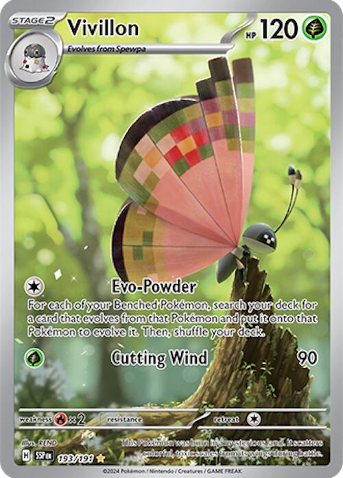 Vivillon (193/191) [Scarlet & Violet: Surging Sparks] | Exor Games New Glasgow