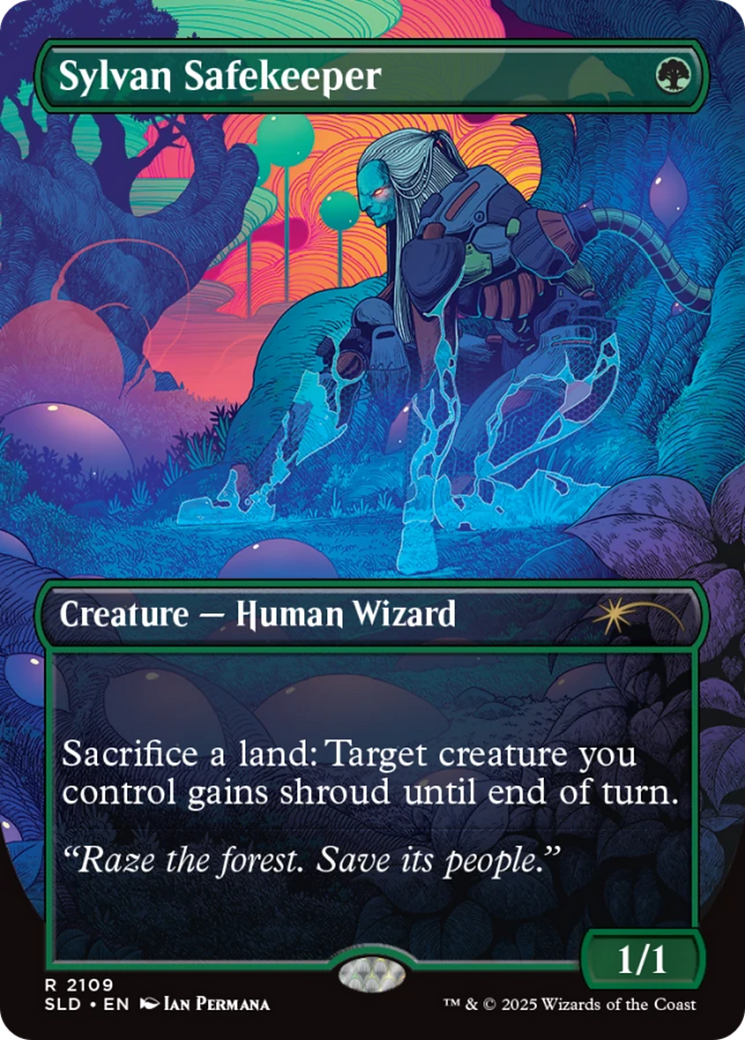Sylvan Safekeeper (Galaxy Foil) [Secret Lair Drop Series] | Exor Games New Glasgow