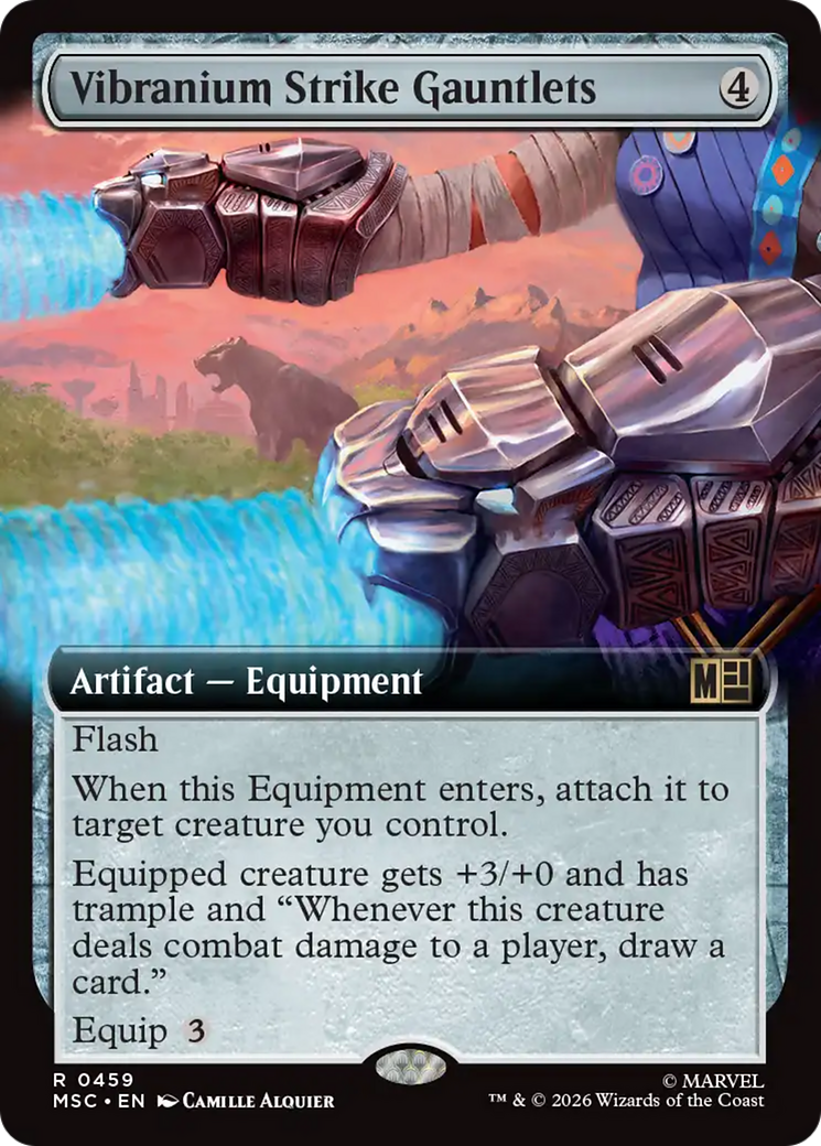 Vibranium Strike Gauntlets (Extended Art) [Marvel Super Heroes Commander] | Exor Games New Glasgow