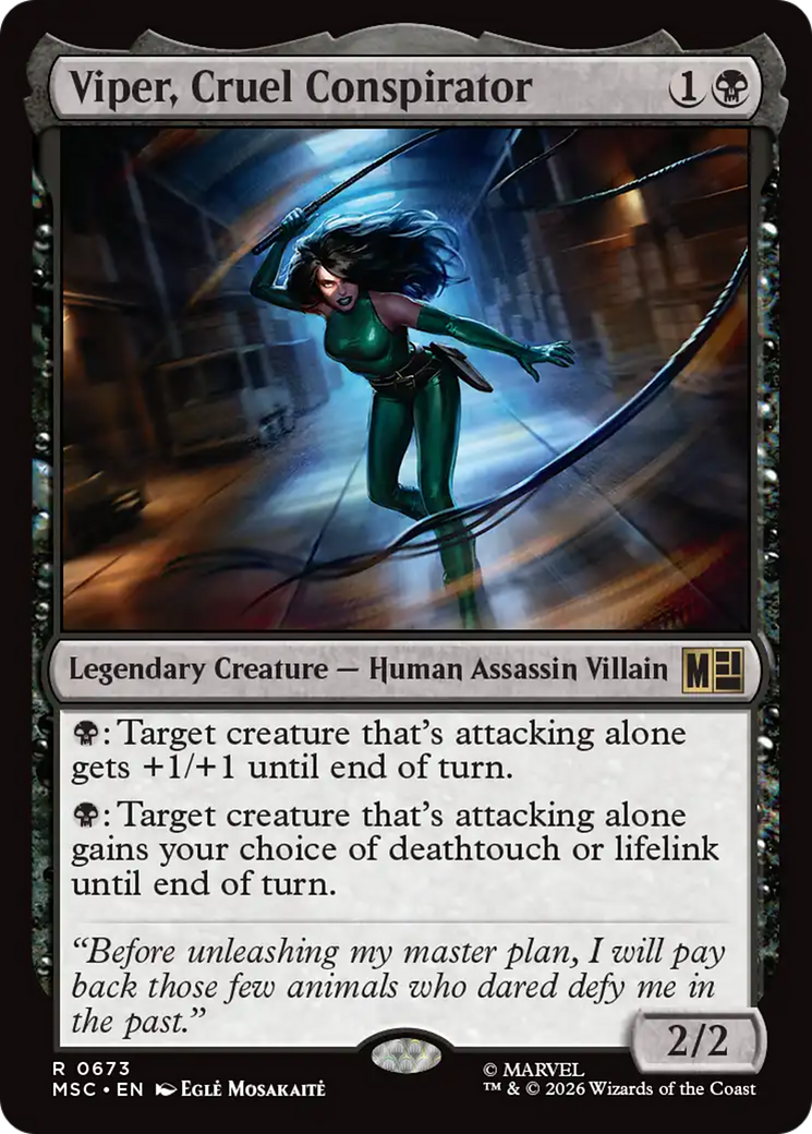 Viper, Cruel Conspirator [Marvel Super Heroes Commander] | Exor Games New Glasgow