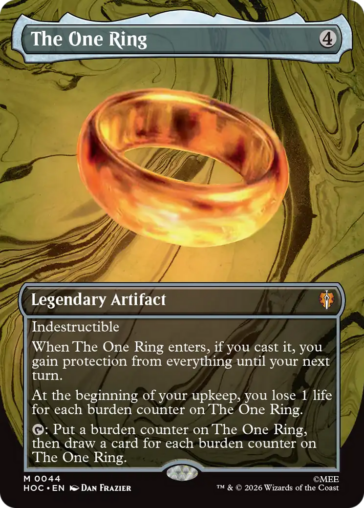 The One Ring (Borderless) [The Hobbit] | Exor Games New Glasgow