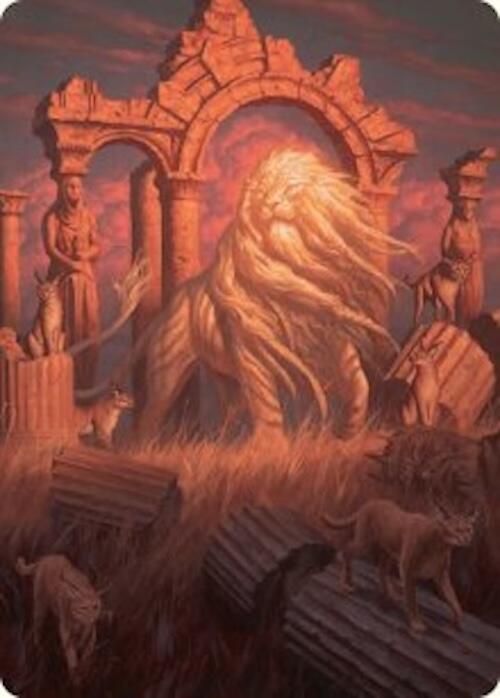 Arahbo, the First Fang Art Card (26/54) [Foundations Art Series] | Exor Games New Glasgow