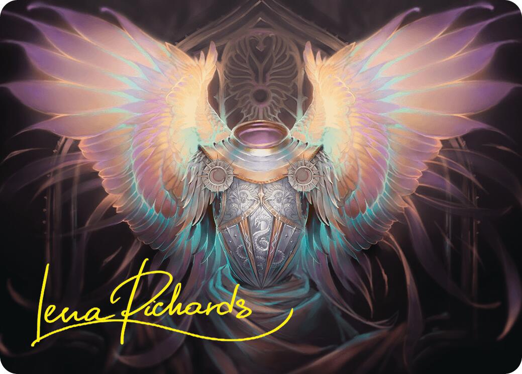 Celestial Armor Art Card (2/54) (Gold-Stamped Signature) [Foundations Art Series] | Exor Games New Glasgow