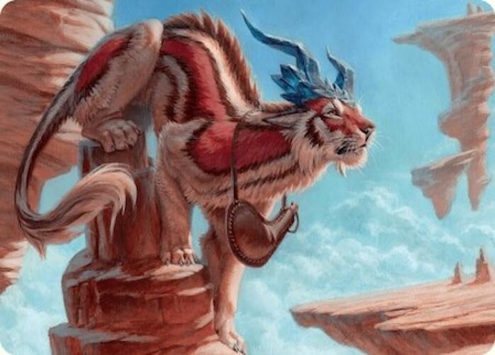 Felidar Savior Art Card (3/54) [Foundations Art Series] | Exor Games New Glasgow