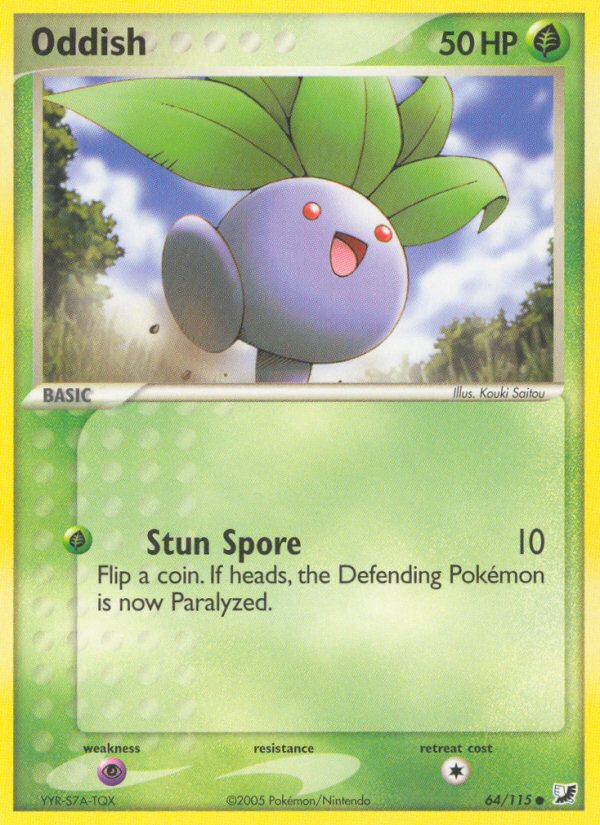 Oddish (64/115) [EX: Unseen Forces] | Exor Games New Glasgow