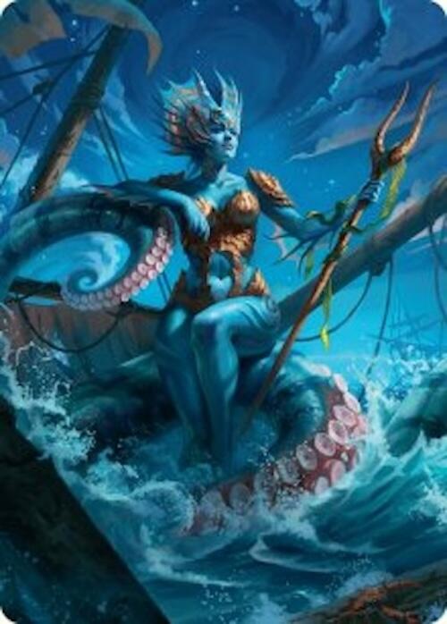 Kiora, the Rising Tide Art Card (30/54) [Foundations Art Series] | Exor Games New Glasgow