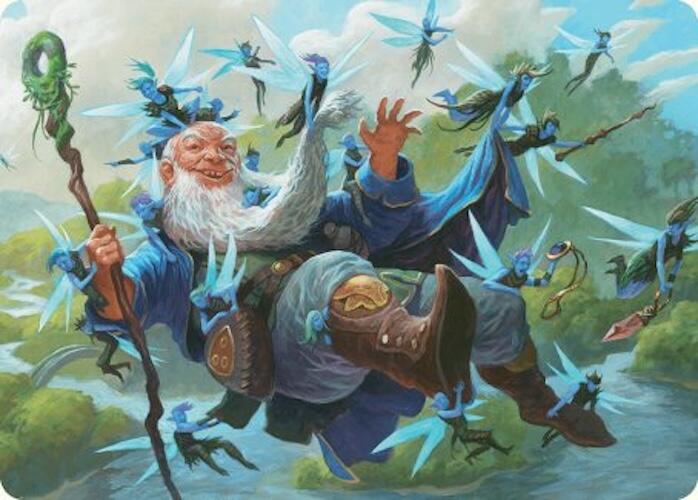 Mischievous Mystic Art Card (7/54) [Foundations Art Series] | Exor Games New Glasgow