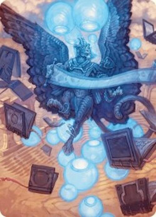 Sphinx of Forgotten Lore Art Card (33/54) [Foundations Art Series] | Exor Games New Glasgow
