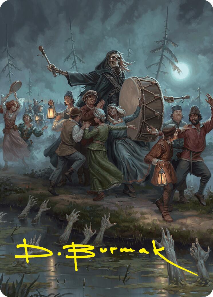 Blasphemous Edict Art Card (35/54) (Gold-Stamped Signature) [Foundations Art Series] | Exor Games New Glasgow