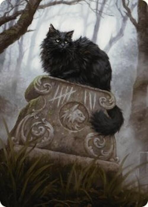 Nine-Lives Familiar 2 Art Card (36/54) [Foundations Art Series] | Exor Games New Glasgow