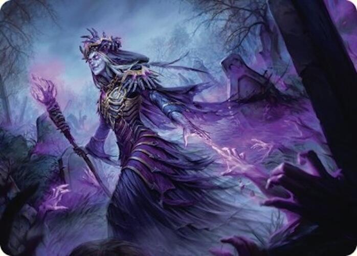 Zul Ashur, Lich Lord Art Card (10/54) [Foundations Art Series] | Exor Games New Glasgow