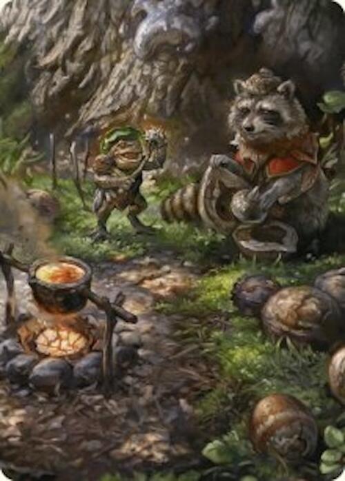 Sylvan Scavenging Art Card (46/54) [Foundations Art Series] | Exor Games New Glasgow