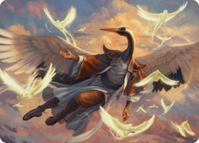 Kykar, Zephyr Awakener Art Card (16/54) [Foundations Art Series] | Exor Games New Glasgow