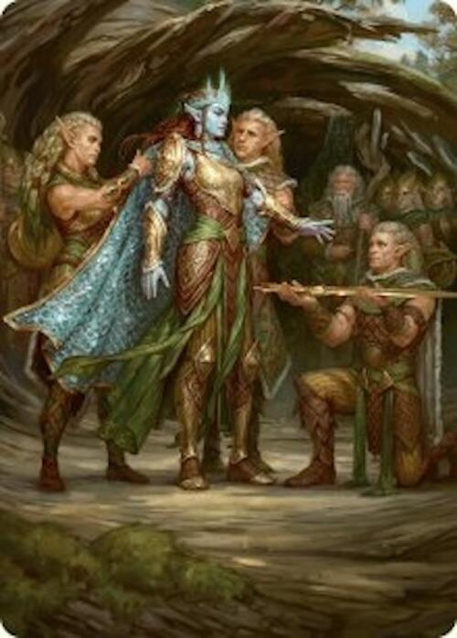 Lathril, Blade of the Elves Art Card (48/54) [Foundations Art Series] | Exor Games New Glasgow