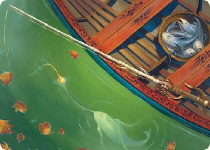 Fishing Pole Art Card (18/54) [Foundations Art Series] | Exor Games New Glasgow