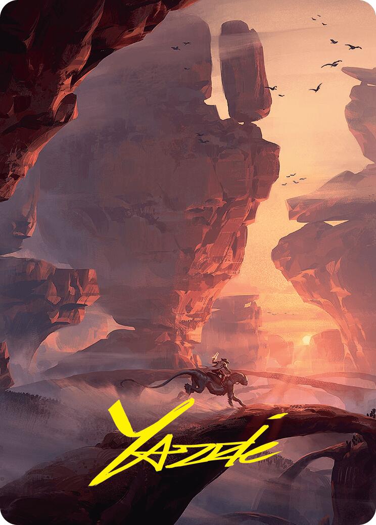 Mountain Art Card (24/54) (Gold-Stamped Signature) [Foundations Art Series] | Exor Games New Glasgow