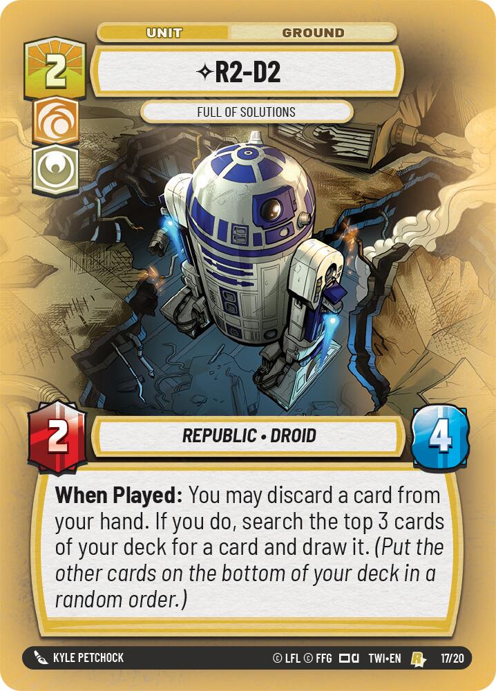 R2-D2 - Full of Solutions (193/257) [Twilight of the Republic: Weekly Play] | Exor Games New Glasgow