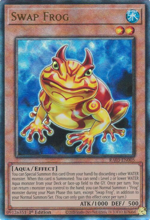 Swap Frog (UTR) [RA03-EN005] Prismatic Ultimate Rare | Exor Games New Glasgow