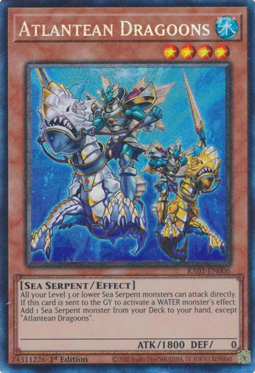 Atlantean Dragoons (CR) [RA03-EN006] Prismatic Collector's Rare | Exor Games New Glasgow