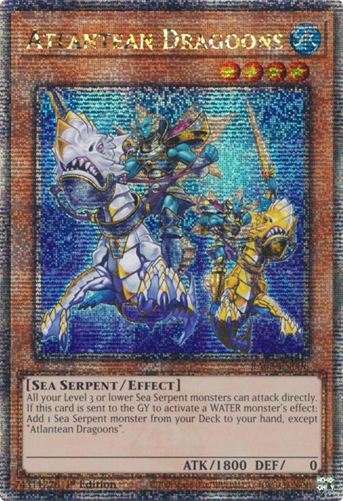 Atlantean Dragoons (Quarter Century Secret Rare) [RA03-EN006] Quarter Century Secret Rare | Exor Games New Glasgow