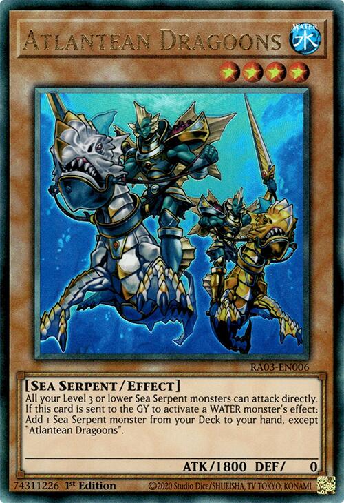 Atlantean Dragoons (UTR) [RA03-EN006] Prismatic Ultimate Rare | Exor Games New Glasgow