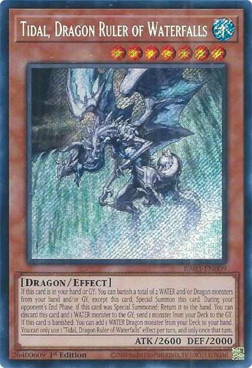 Tidal, Dragon Ruler of Waterfalls (Secret Rare) [RA03-EN009] Secret Rare | Exor Games New Glasgow