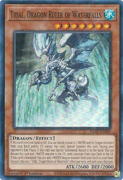 Tidal, Dragon Ruler of Waterfalls [RA03-EN009] Super Rare | Exor Games New Glasgow