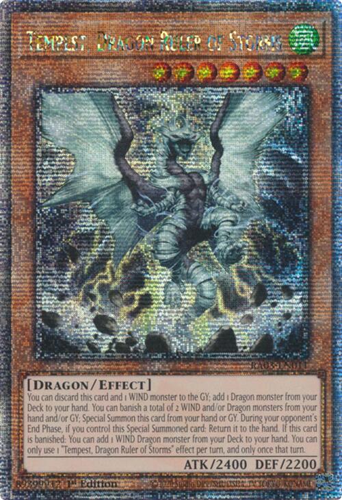 Tempest, Dragon Ruler of Storms (Quarter Century Secret Rare) [RA03-EN011] Quarter Century Secret Rare | Exor Games New Glasgow