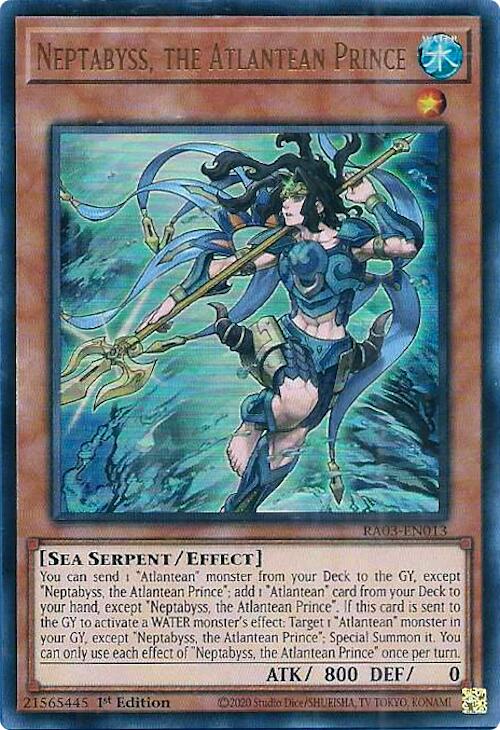 Neptabyss, the Atlantean Prince (UR) [RA03-EN013] Ultra Rare | Exor Games New Glasgow