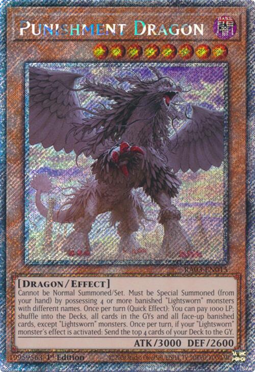 Punishment Dragon (Platinum Secret Rare) [RA03-EN015] Platinum Secret Rare | Exor Games New Glasgow