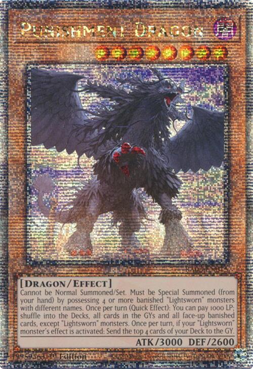 Punishment Dragon (Quarter Century Secret Rare) [RA03-EN015] Quarter Century Secret Rare | Exor Games New Glasgow