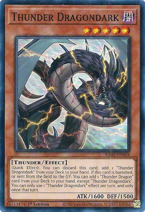 Thunder Dragondark [RA03-EN018] Super Rare | Exor Games New Glasgow