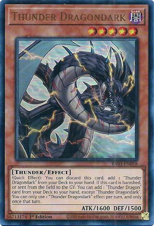 Thunder Dragondark (UR) [RA03-EN018] Ultra Rare | Exor Games New Glasgow