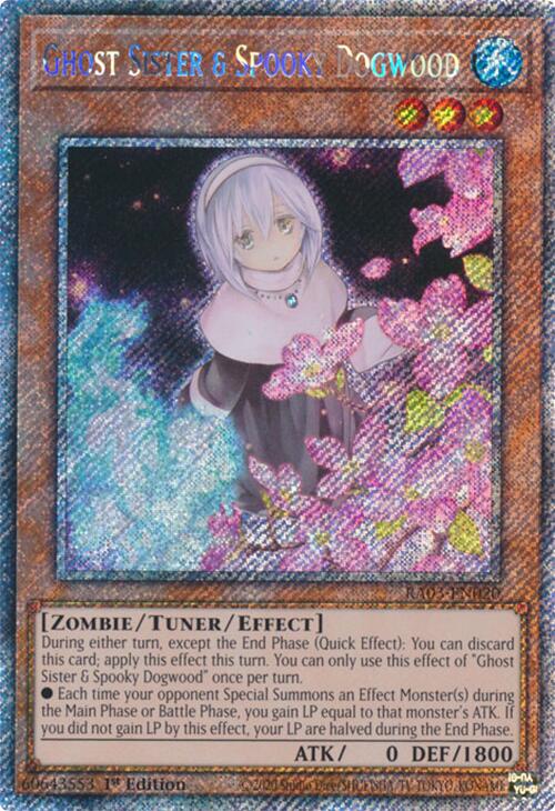 Ghost Sister & Spooky Dogwood (Platinum Secret Rare) [RA03-EN020] Platinum Secret Rare | Exor Games New Glasgow