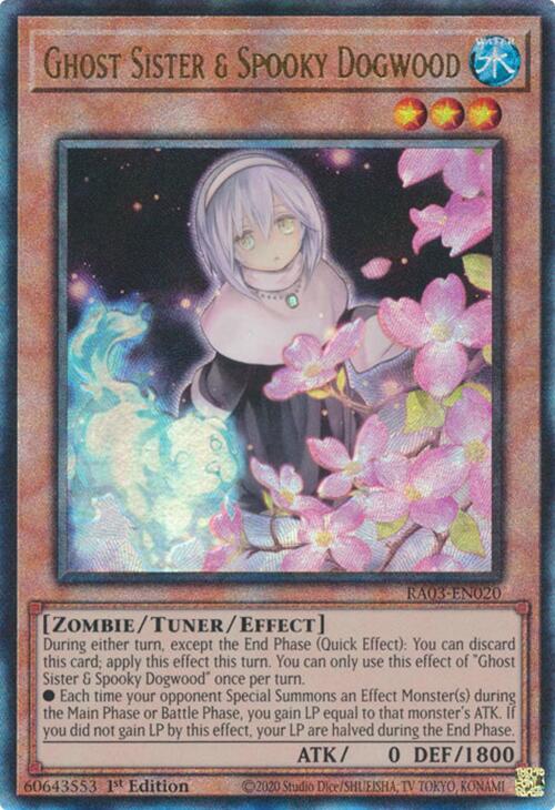 Ghost Sister & Spooky Dogwood (UTR) [RA03-EN020] Prismatic Ultimate Rare | Exor Games New Glasgow