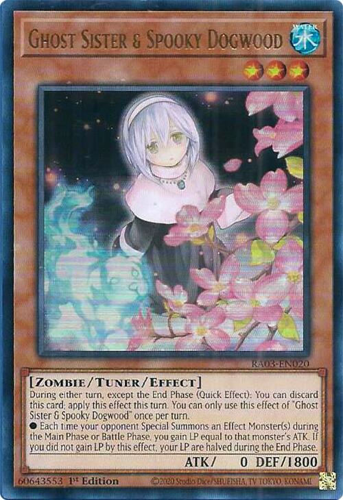 Ghost Sister & Spooky Dogwood (UR) [RA03-EN020] Ultra Rare | Exor Games New Glasgow