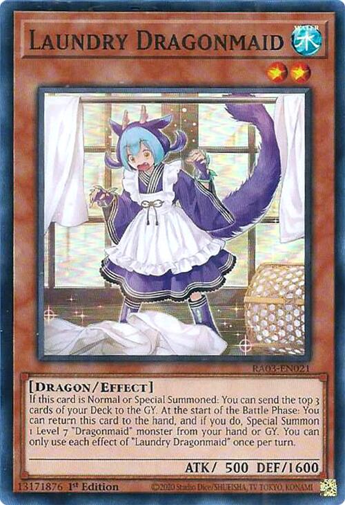 Laundry Dragonmaid [RA03-EN021] Super Rare | Exor Games New Glasgow