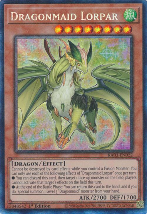 Dragonmaid Lorpar (CR) [RA03-EN022] Prismatic Collector's Rare | Exor Games New Glasgow