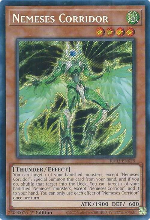 Nemeses Corridor (Secret Rare) [RA03-EN025] Secret Rare | Exor Games New Glasgow