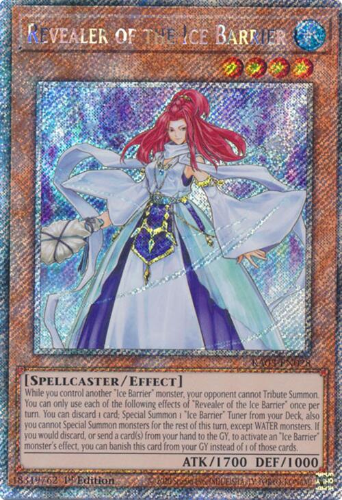 Revealer of the Ice Barrier (Platinum Secret Rare) [RA03-EN028] Platinum Secret Rare | Exor Games New Glasgow
