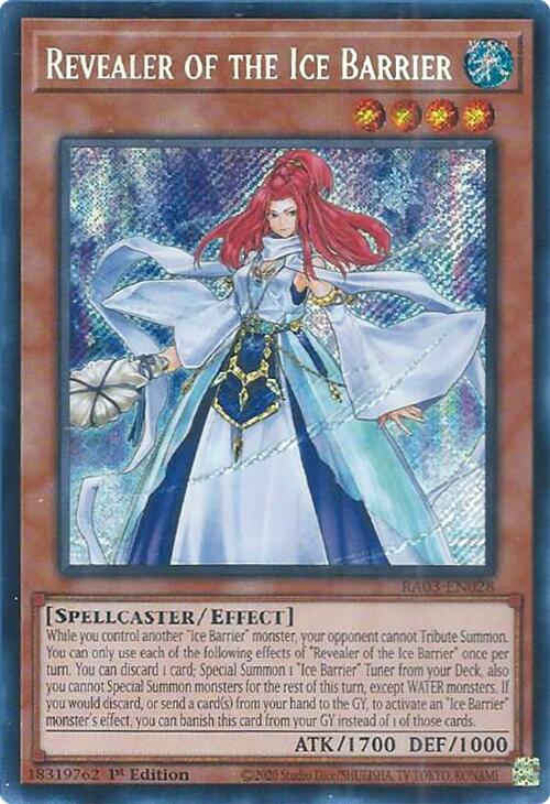 Revealer of the Ice Barrier (Secret Rare) [RA03-EN028] Secret Rare | Exor Games New Glasgow
